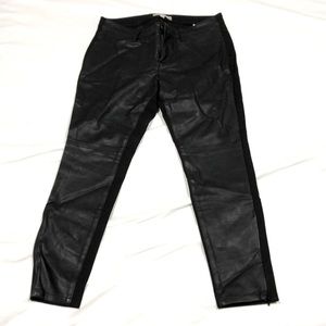 Banana Republic Faux Leather Front Sloan Pants